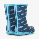 Hatley Packable Rain Boots - Shark-S25STK1798 6-Pumpkin Pie Kids Canada