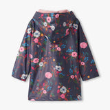 Hatley Peplum Rain Jacket - Fall Floral-Pumpkin Pie Kids Canada
