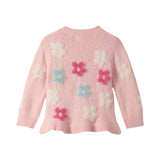 Hatley Pretty Sweater - English Rose Flowers-Pumpkin Pie Kids Canada