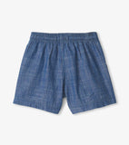 Hatley Pull On Shorts - Blue Indigo-Pumpkin Pie Kids Canada