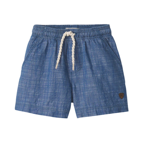 Hatley Pull On Shorts - Blue Indigo-Pumpkin Pie Kids Canada