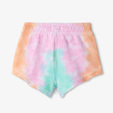 Hatley Pull On Shorts - Summer Waves Tie Dye-Pumpkin Pie Kids Canada