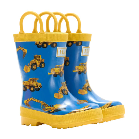 Hatley Rain Boots - Contruction Trucks-F26CTT1577 6-Pumpkin Pie Kids Canada