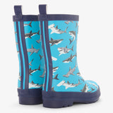 Hatley Rain Boots - Shark Party-S26SPK1367 6-Pumpkin Pie Kids Canada