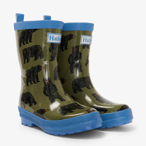 Hatley Rain Boots - Wild Bears-Pumpkin Pie Kids Canada