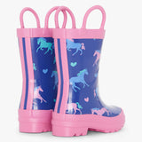 Hatley Rainboots - Heart & Horses-Pumpkin Pie Kids Canada