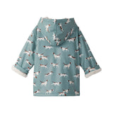 Hatley Sherpa Lined Rain Jacket - On the Hunt-F25DHK818 3-Pumpkin Pie Kids Canada