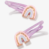 Hatley Sparkle Rainbow Snap Clips-F002207213H-Pumpkin Pie Kids Canada