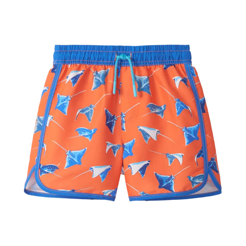Hatley Swim Shorts - Sting Rays-S26SRK1383 4-Pumpkin Pie Kids Canada