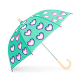 Hatley Umbrella - Colour Changing Hearts-F24HCK021-Pumpkin Pie Kids Canada