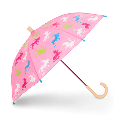 Hatley Umbrella - Colour Changing Mystical Unicorn-S24MUK021-Pumpkin Pie Kids Canada