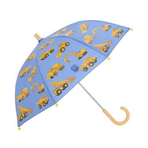 Hatley Umbrella - Construction Trucks-F26CTK021-Pumpkin Pie Kids Canada