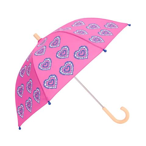 Hatley Umbrella - Heart Burst-Pumpkin Pie Kids Canada
