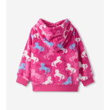 Hatley Zip-Up Hoodie - Beautiful Horses-Pumpkin Pie Kids Canada