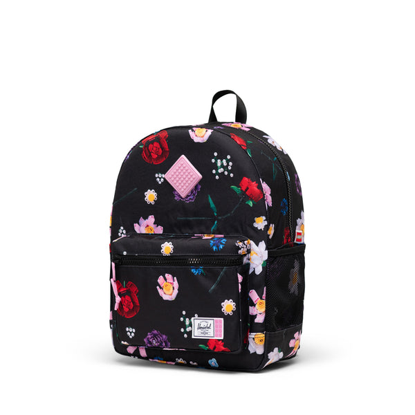 Herschel Heritage Kids Backpack 20L - Lego Falling Florals-11780-07027-Pumpkin Pie Kids Canada