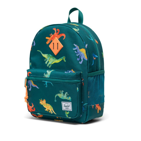 Herschel Heritage Kids Backpack - Aventurine Watercolour Dinos-11387-06172-Pumpkin Pie Kids Canada