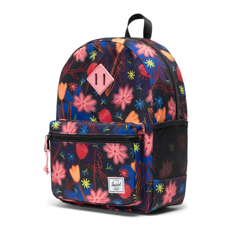 Herschel Heritage Kids Backpack - Doodle Bloom-Pumpkin Pie Kids Canada