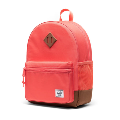 Herschel Heritage Kids Backpack - Dubarry/Saddle Brown-Pumpkin Pie Kids Canada