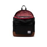 Herschel Heritage Youth Backpack 20L - Black/Saddle Brown-Pumpkin Pie Kids Canada