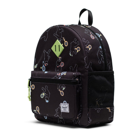 Herschel Heritage Youth Backpack 20L - Tennis Bears-Pumpkin Pie Kids Canada