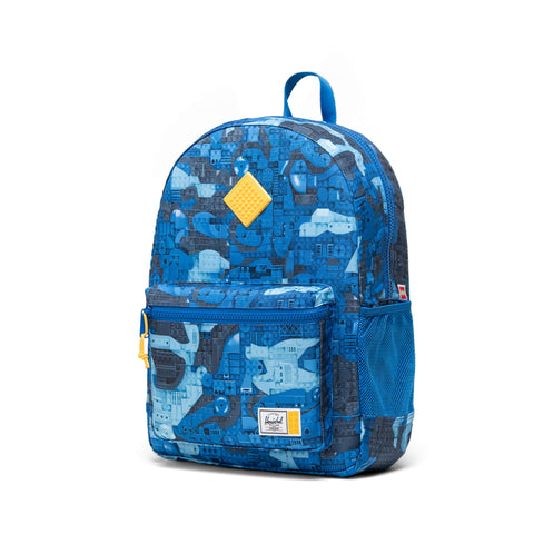 Herschel Heritage Youth Backpack 26L- Lego Abstract Bricks-11616-07463-Pumpkin Pie Kids Canada