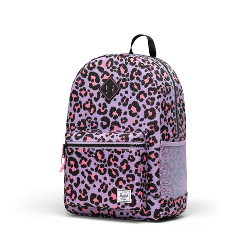 Herschel Heritage Youth Backpack 26L - Scribble Leopard Sachet-11576-07402-Pumpkin Pie Kids Canada