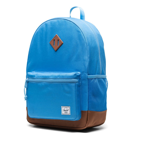 Herschel Heritage Youth Backpack - Azure Blue/Saddle Brown-Pumpkin Pie Kids Canada