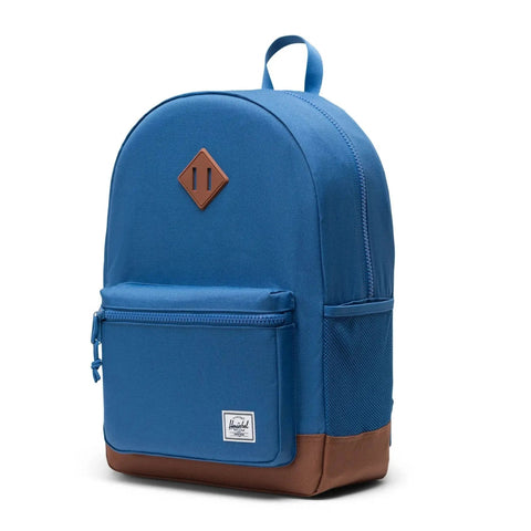 Herschel Heritage Youth Backpack - Bright Cobalt/Saddle Brown-11576-06369-Pumpkin Pie Kids Canada