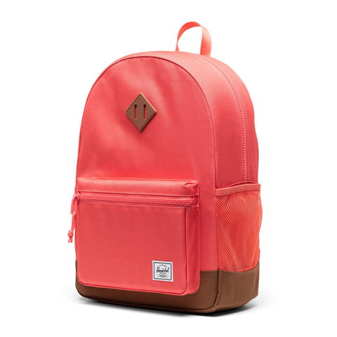 Herschel Heritage Youth Backpack - Dubarry/Saddle Brown-Pumpkin Pie Kids Canada