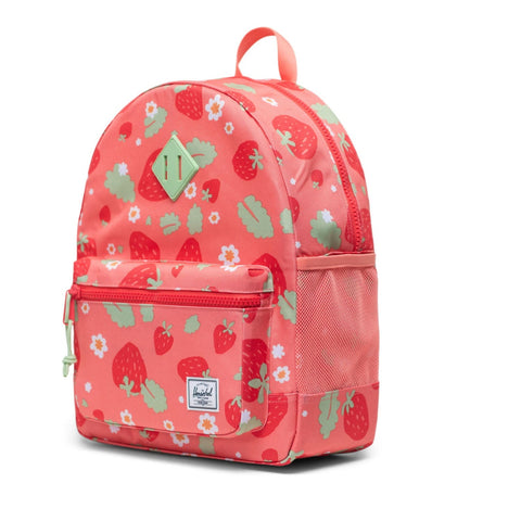 Herschel Heritage Youth Backpack - Shell Pink Sweet Strawberries-11389-06175-Pumpkin Pie Kids Canada