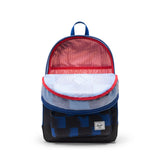 Herschel Heritage Youth Backpack - Stencil Checker Sodalite Blue-Pumpkin Pie Kids Canada