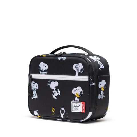 Herschel Pop Quiz Lunch Box - Snoopy & Woodstock Black-30185-07757-Pumpkin Pie Kids Canada