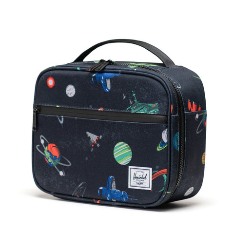 Herschel Pop Quiz Lunch Box - Space Adventure-Pumpkin Pie Kids Canada