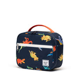 Herschel Pop Quiz Lunch Box - Watercolour Dinos Darkest-Pumpkin Pie Kids Canada