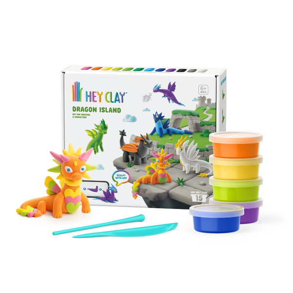 Hey Clay Dragon Island-HC15035-Pumpkin Pie Kids Canada