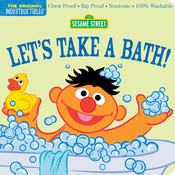 Indestructibles Book -Sesame Street Let's Take a Bath-9781523523160-Pumpkin Pie Kids Canada