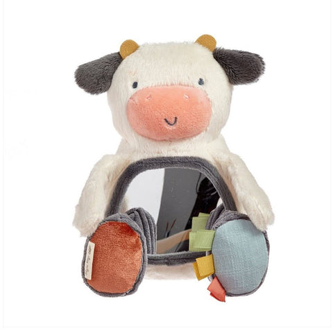 Itzy Ritzy Bitzy Mirror - Carmen the Cow-306601562-Pumpkin Pie Kids Canada