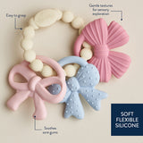 Itzy Ritzy Itzy Trio Teether - Bows-Pumpkin Pie Kids Canada
