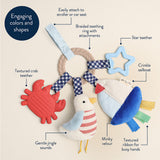 Itzy Ritzy Nautical Bitzy Busy Ring-Pumpkin Pie Kids Canada
