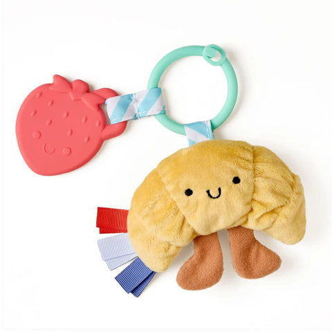 Itzy Ritzy Pal Plush & Teether - Croissant-303201818-Pumpkin Pie Kids Canada