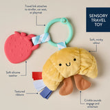 Itzy Ritzy Pal Plush & Teether - Croissant-Pumpkin Pie Kids Canada