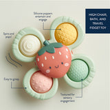 Itzy Ritzy Pop & Whirl Bath & Travel Toy - Strawberry-Pumpkin Pie Kids Canada