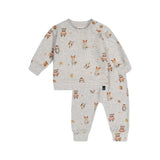 Deux Par Deux Top & Pant Set - Animals-J20C10-2J240 6M-Pumpkin Pie Kids Canada