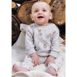 Deux Par Deux Top & Pant Set - Animals-J20C10-2J240 6M-Pumpkin Pie Kids Canada