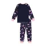 Deux Par Deux Organic Cotton Pajama Set - Unicorns-J20PG10-2J217B 3-Pumpkin Pie Kids Canada