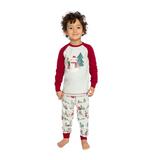 Deux Par Deux Organic Pajama Set - Christmas-J20R10-2J321 2-Pumpkin Pie Kids Canada