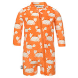 Jan & Jul 1pc UV Jumpsuit - Crabby Crab-UJ1-CRC 6M-Pumpkin Pie Kids Canada