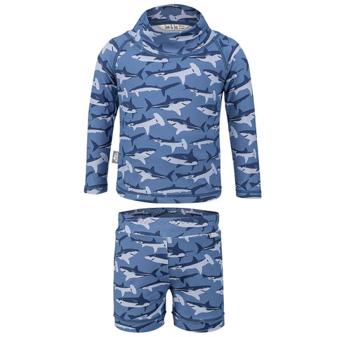 Jan & Jul 2pc UV Set - Shark-Pumpkin Pie Kids Canada