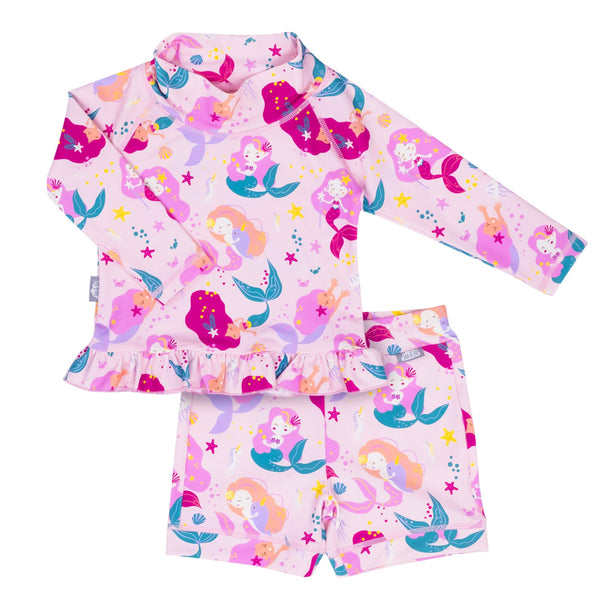 Jan & Jul 2pc UV Suit - Pink Mermaid-Pumpkin Pie Kids Canada