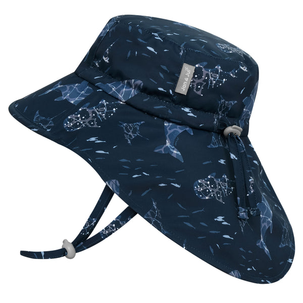 Jan & Jul Aqua-Dry Xplorer Hat - Navy Whale Play-Pumpkin Pie Kids Canada